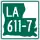 Louisiana Highway 611-7 marker
