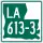 Louisiana Highway 613-3 marker
