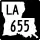 Louisiana Highway 655 marker