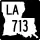 Louisiana Highway 713 marker