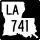 Louisiana Highway 741 marker