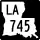 Louisiana Highway 745 marker