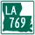 Louisiana Highway 769 marker