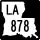 Louisiana Highway 878 marker