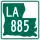 Louisiana Highway 885 marker