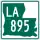 Louisiana Highway 895 marker