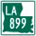 Louisiana Highway 899 marker