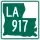 Louisiana Highway 917 marker