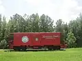 Louisiana Trails railroad car in Goldonna