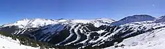 View from above the Eisenhower Tunnel