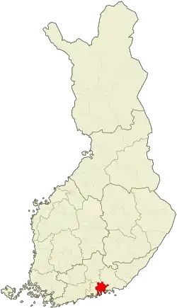 Location of Loviisa sub-region