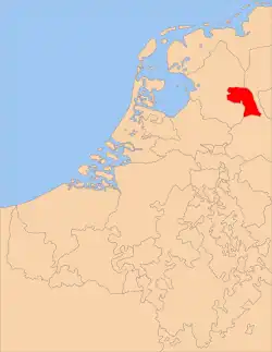 The County of Bentheim around 1350