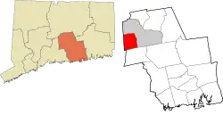 Middlefield's location within the Lower Connecticut River Valley Planning Region and the state of Connecticut