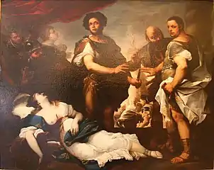 Luca Giordano, The Death of Lucretia.