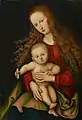 Lucas Cranach the Elder, Madonna with child (1529)