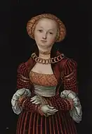 Magdalena of Saxony, first wife of Joachim II Hector