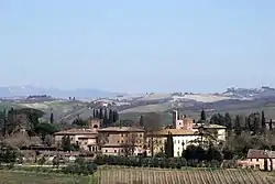 View of Lucignano d'Arbia