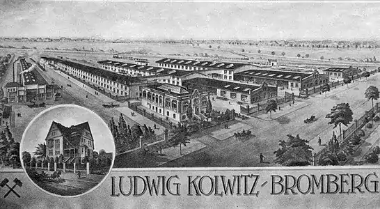 View of the Ludwig Kolwitz factory ca 1900s