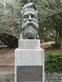 Ludwig Winter monument in town hall garden