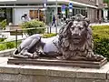 Lion on guard