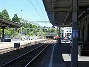 View from main line platform 1 to north