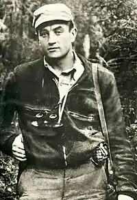 Lithuanian partisan Juozas Lukša - Daumantas in Tübingen, 1950
