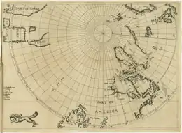 Map of the voyage of Luke Foxe