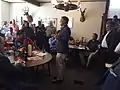 Congressman Luke Messer speaks at the Antelope Club. August 2, 2017