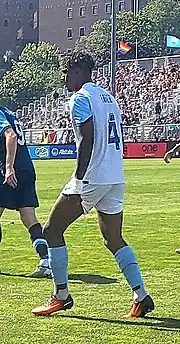 The player during a match