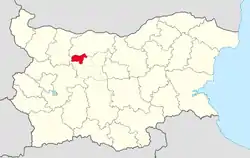 Lukovit Municipality within Bulgaria and Lovech Province.