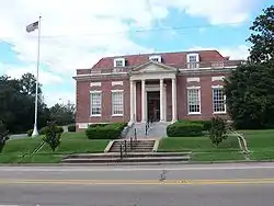 The U.S. Post Office in Lumberton, Mississippi