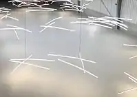 Lumens, topview light installation, 2017