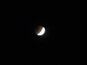 Before the beginning of total eclipse, Valdosta, GA, 10:02 UTC