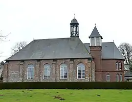 The Protestant temple in Luneray