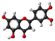 Ball-and-stick model of Luteolin