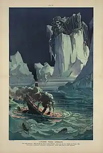 "Luxuries versus lifeboats" (1912), about the sinking of the Titanic