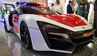 Lykan Hypersport - Abu-Dhabi Police Edition on display at GITEX 2015