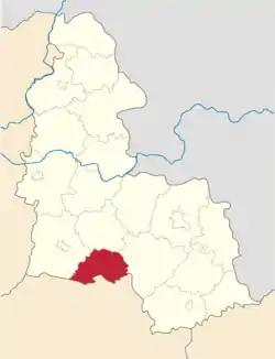 Raion location in Sumy Oblast