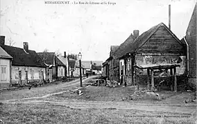 A 1905 view of Méharicourt