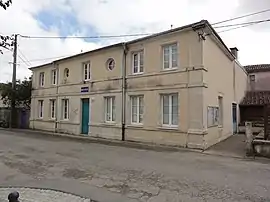 The town hall in Méligny-le-Grand