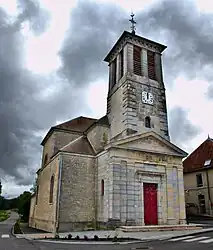 The church in Mérey-sous-Montrond