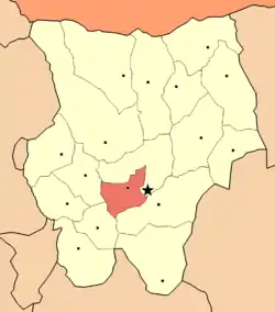 Location of Mörön in Khentii Province