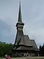 Săpânța Peri monastery church, the tallest wooden church in the world