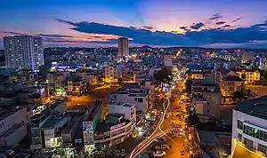 View from the roof of Hoàng Anh Gia Lai hotel