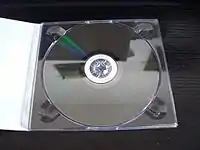 M-DISC (DVD) medium in an open case