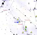 Map showing the location of M26 (Roberto Mura)