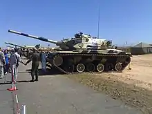 Moroccan M60A3 during a 2006 Army expo.