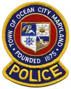 Patch of Ocean City Police Department