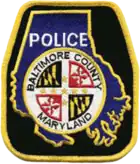 Patch of Baltimore County Police Department