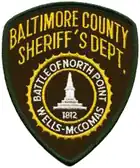 Patch of the Baltimore County Sheriff's Office